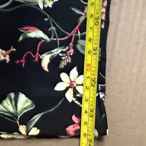 Reitmeins Floral Black Stretch Pants - Botanical Print. NWT - Picture 5 of 9